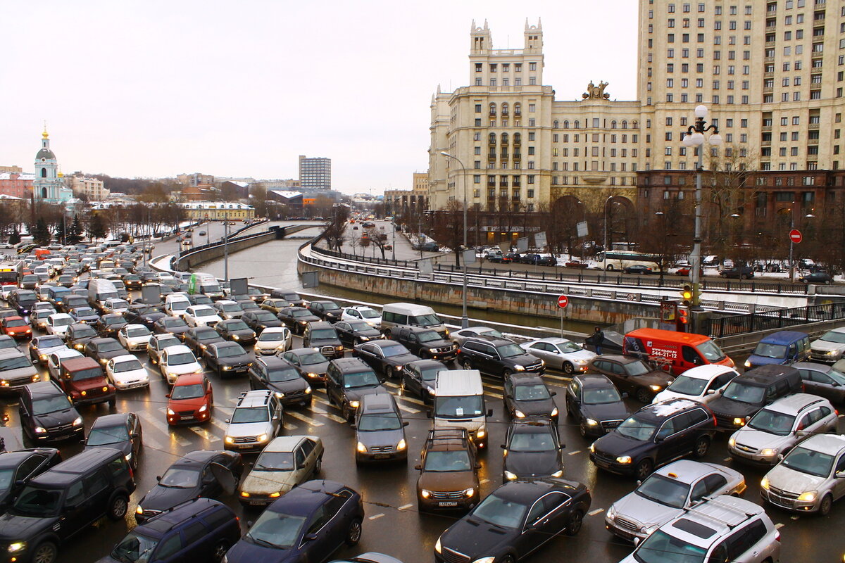 москва в дороге