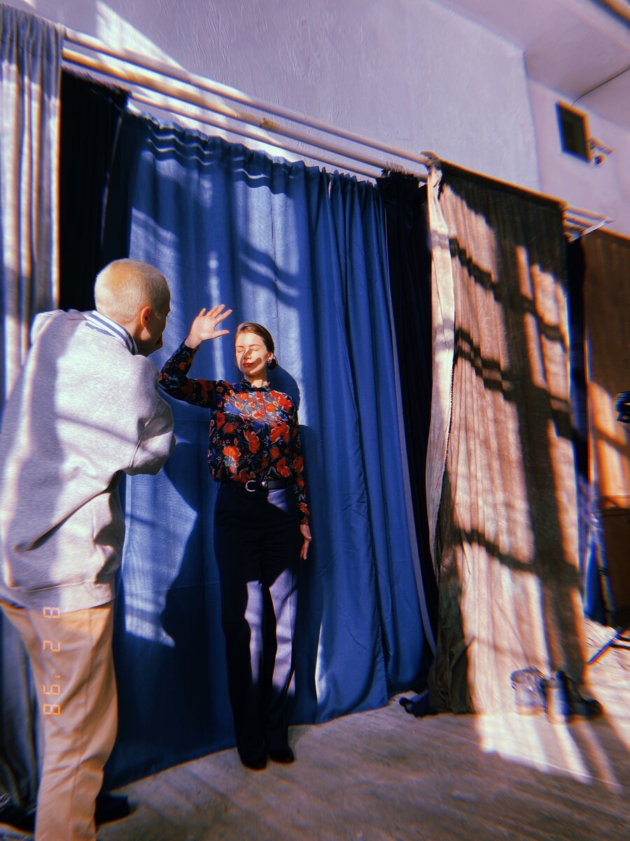 бэкстейдж со съемок