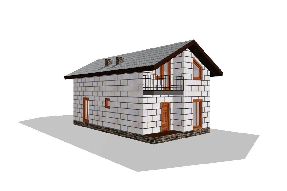 Дом из газобетона