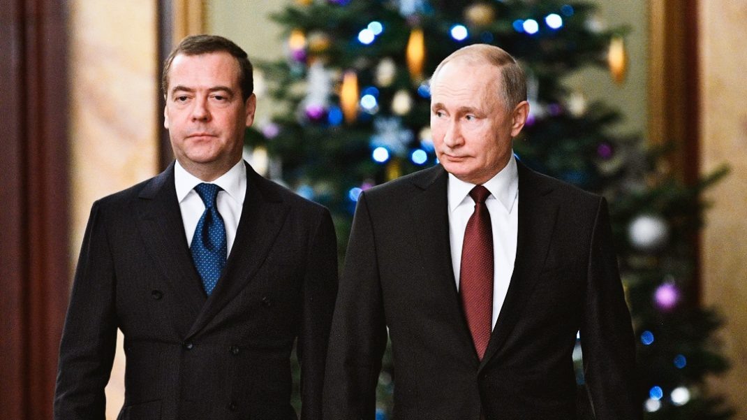 Д.А. Медведев и В.В. Путин