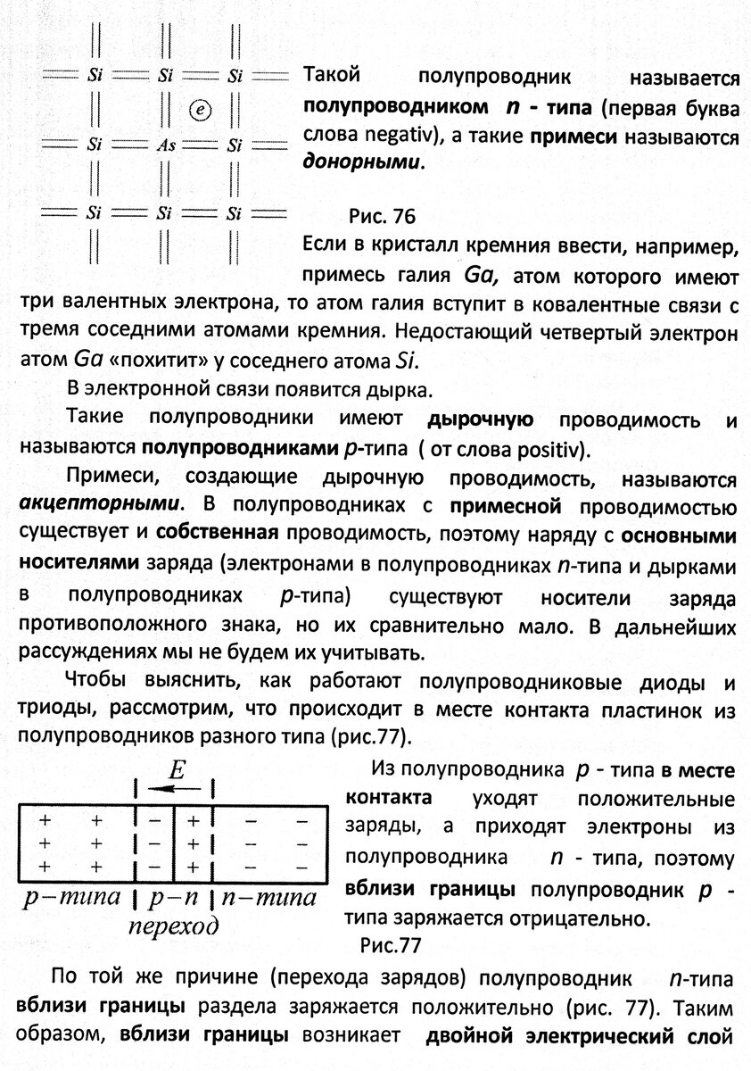 Занятие 62. Электрический ток в полупроводниках | Основы физики сжато и  понятно | Дзен