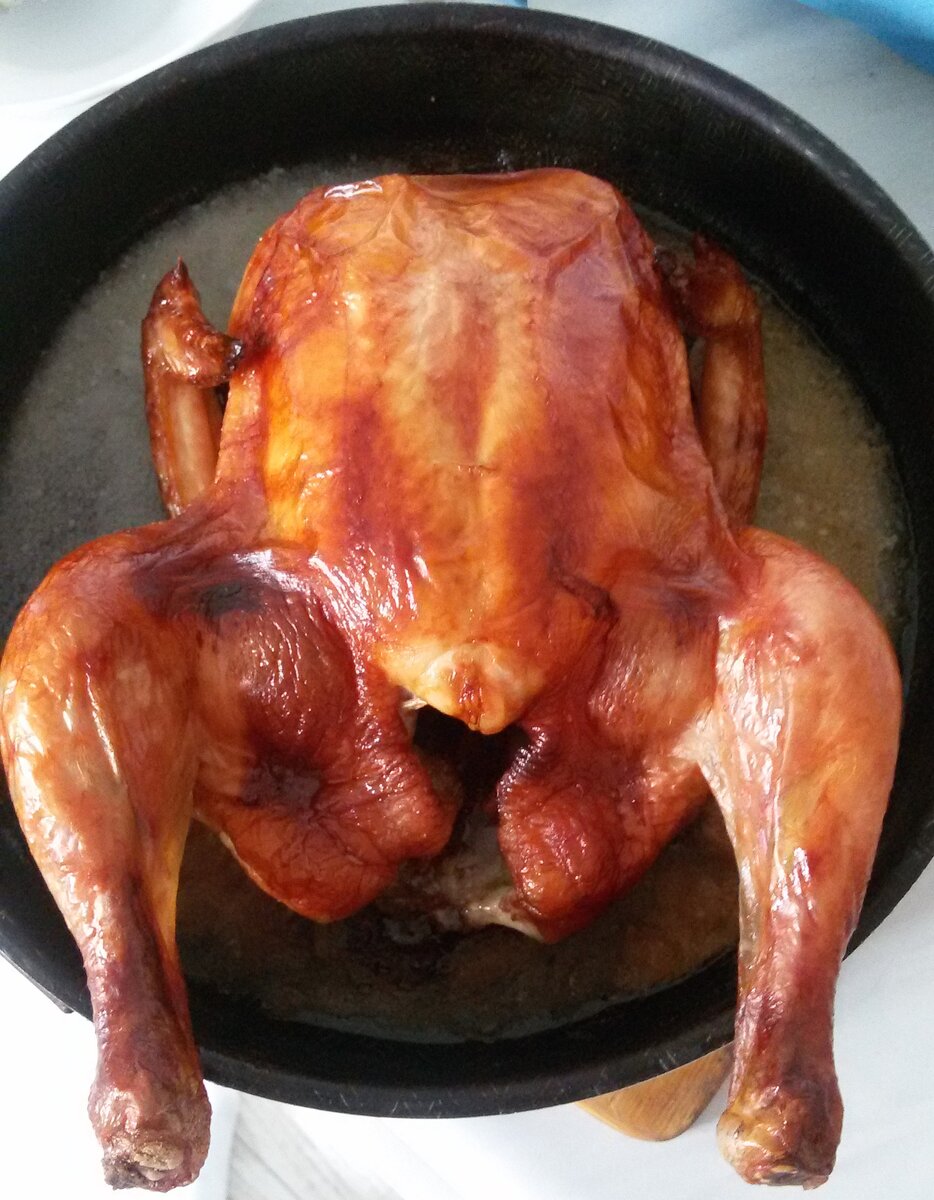 Курица на соли