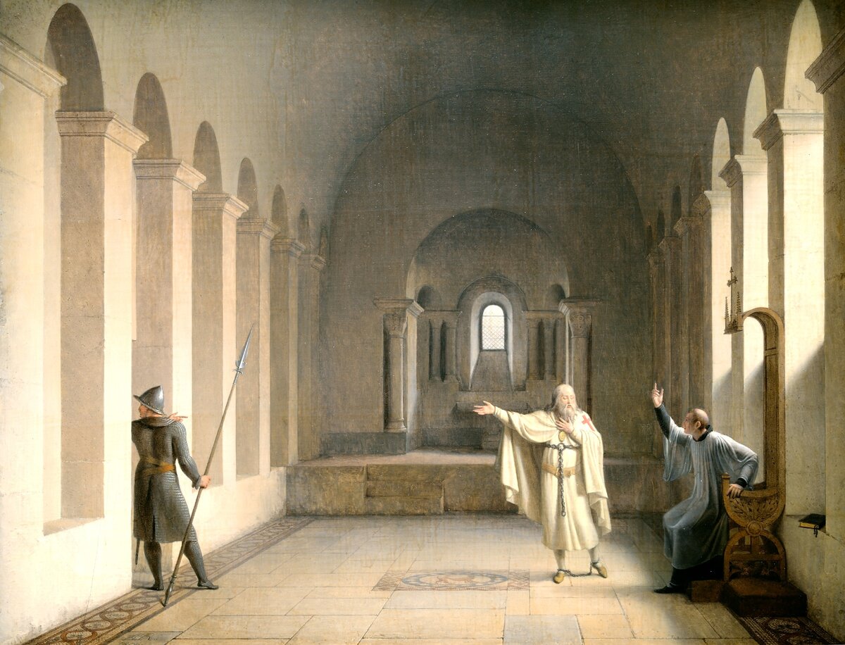 Флери Франсуа Ришар. Великий магистр Жак де Моле. 1806 г.