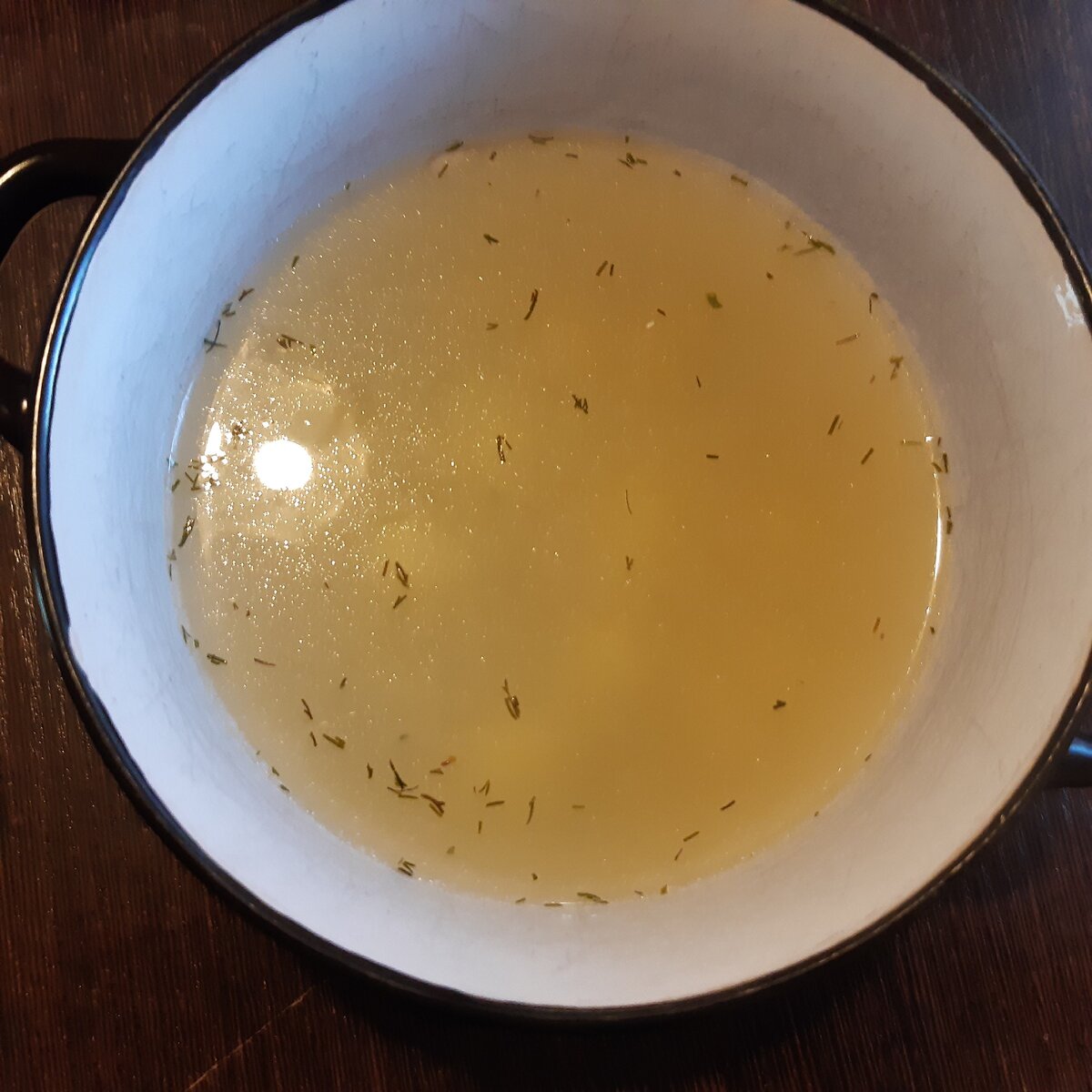 Куринный бульон без обжаренной моркови. Фото автора