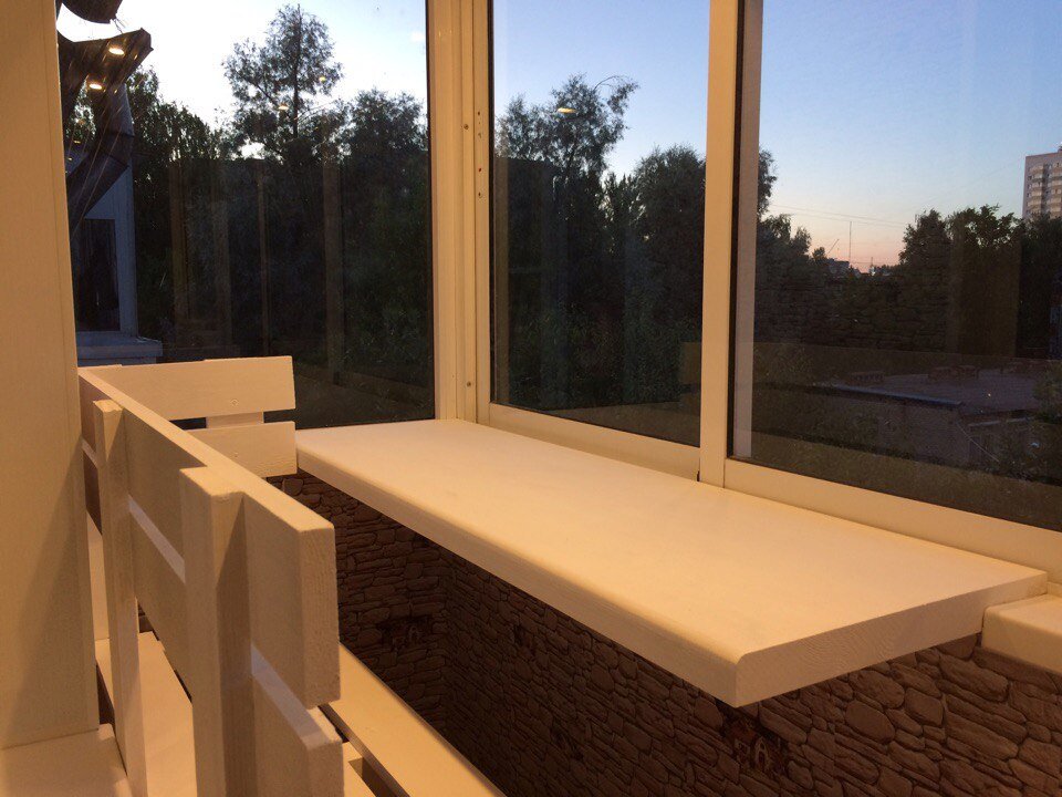 Вид из беседки на пятом этаже 