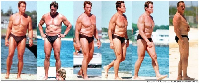 Arnold Schwarzenegger - Transformation From 1 To 70 Years Old Arnold schwarzeneg