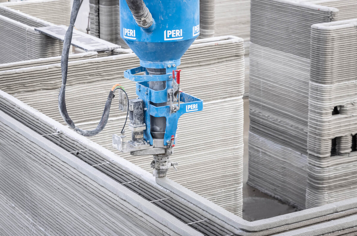 Процесс печати стен