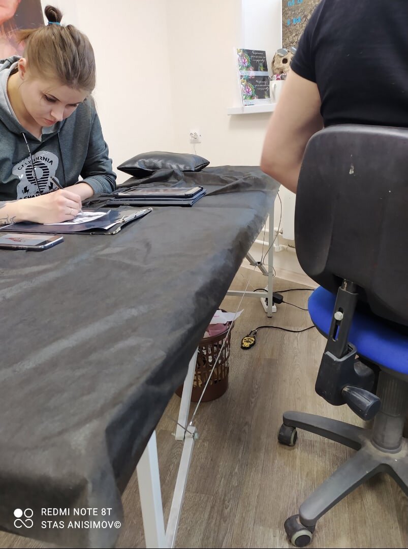 Перевод эскиза