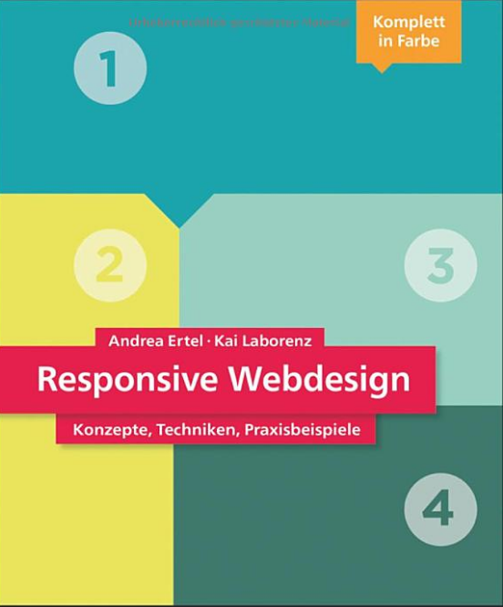 Обложка книги. Источник: https://www.amazon.de/Responsive-Webdesign-Techniken-Praxisbeispiele-Standardwerk/dp/3836245787