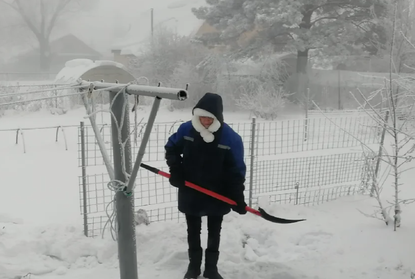 На улице мороз под -50, фото автора