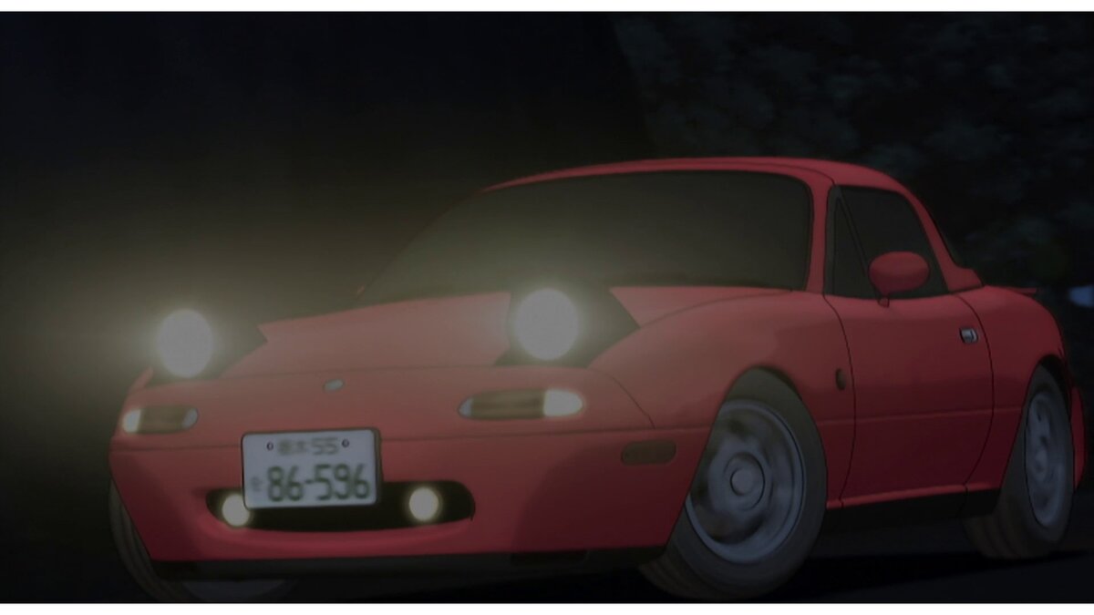 Mazda Eunos Roadster NA Special Package (NA6CE) в аниме-адаптации 