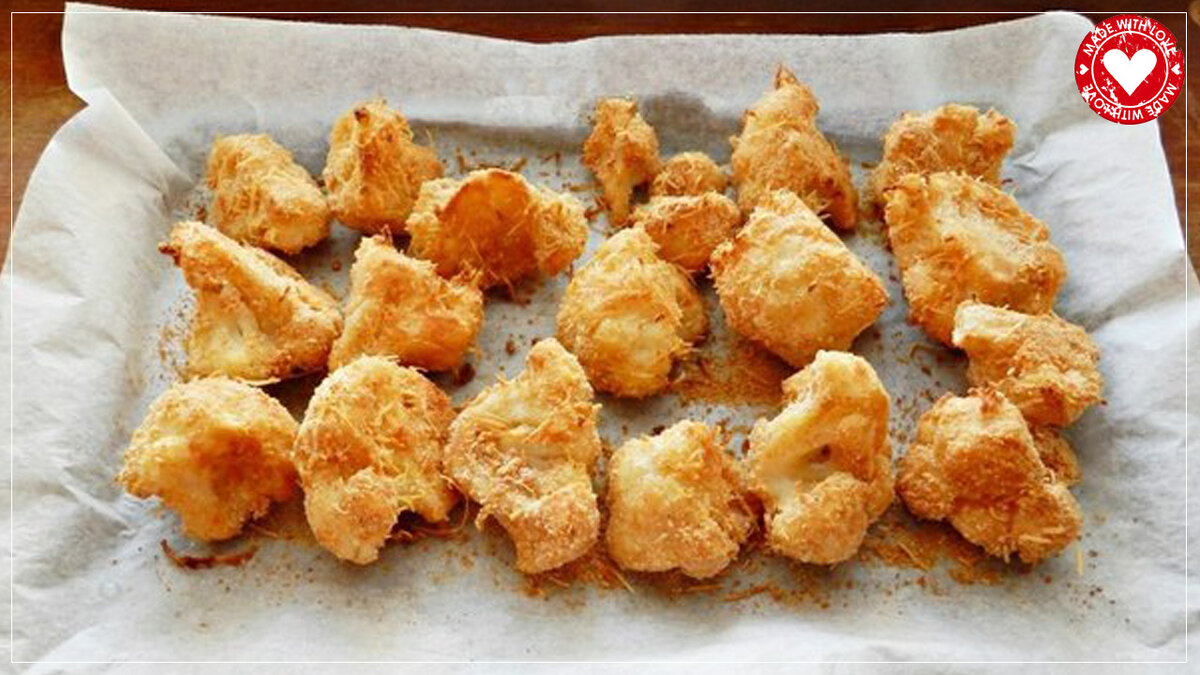 Цветная капуста в сырной корочке