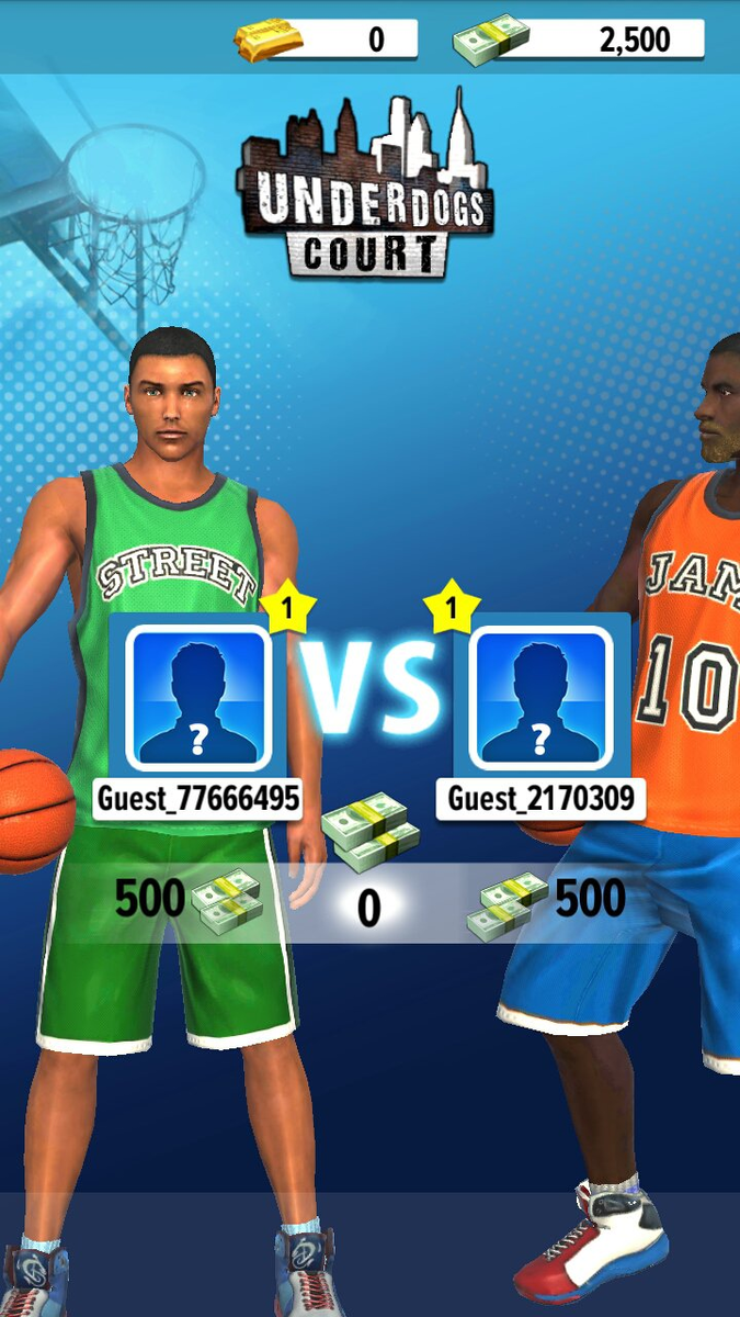 Скриншот из игры Basketball Stars, в которую я так долго играл