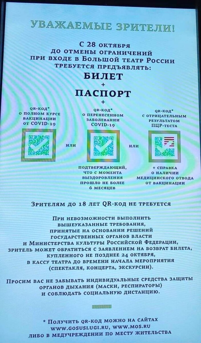 Добро пожаловать на Баядерку!#дзен #covid-19 #антиваксер #прививка от коронавируса #соцопрос #qr-код #большой театр 