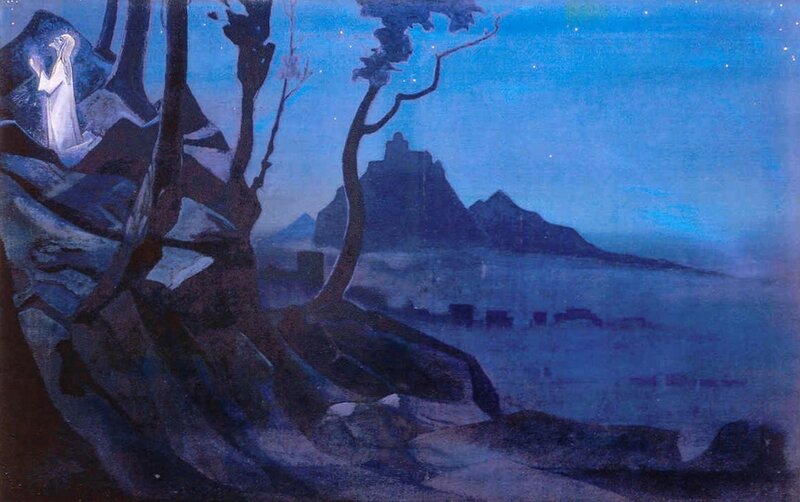 Н.К. Рерих. Чаша Христа. 1925 г.