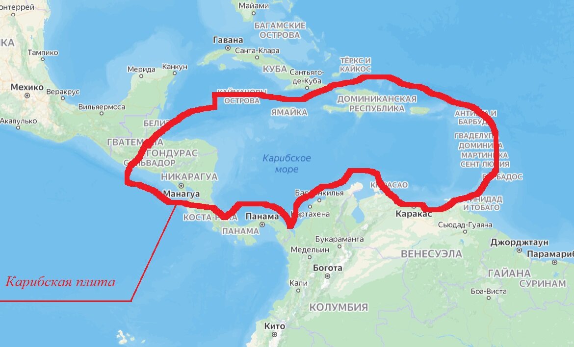 Карибская литосферная плита