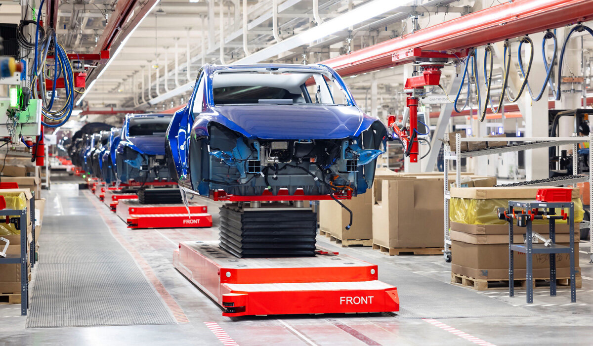 завод Gigafactory Texas