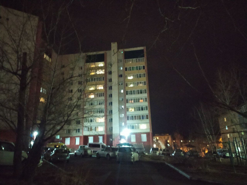 Украинский бульвар, 15, примерно 9 часов вечера. Фото ZabNews