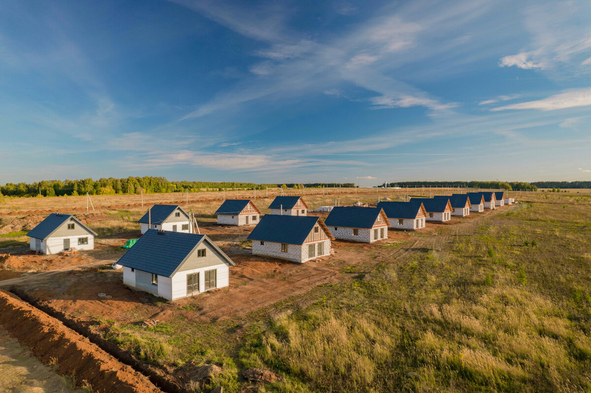 Просторные дома 89 м² по цене от 3.8 млн ₽, на участке 9 сот.