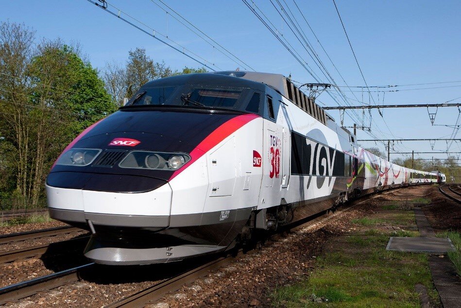 Поезд tgv франция