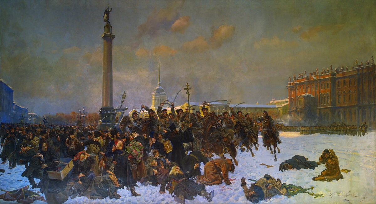Картина Войцеха Коссака «Кровавое воскресенье»