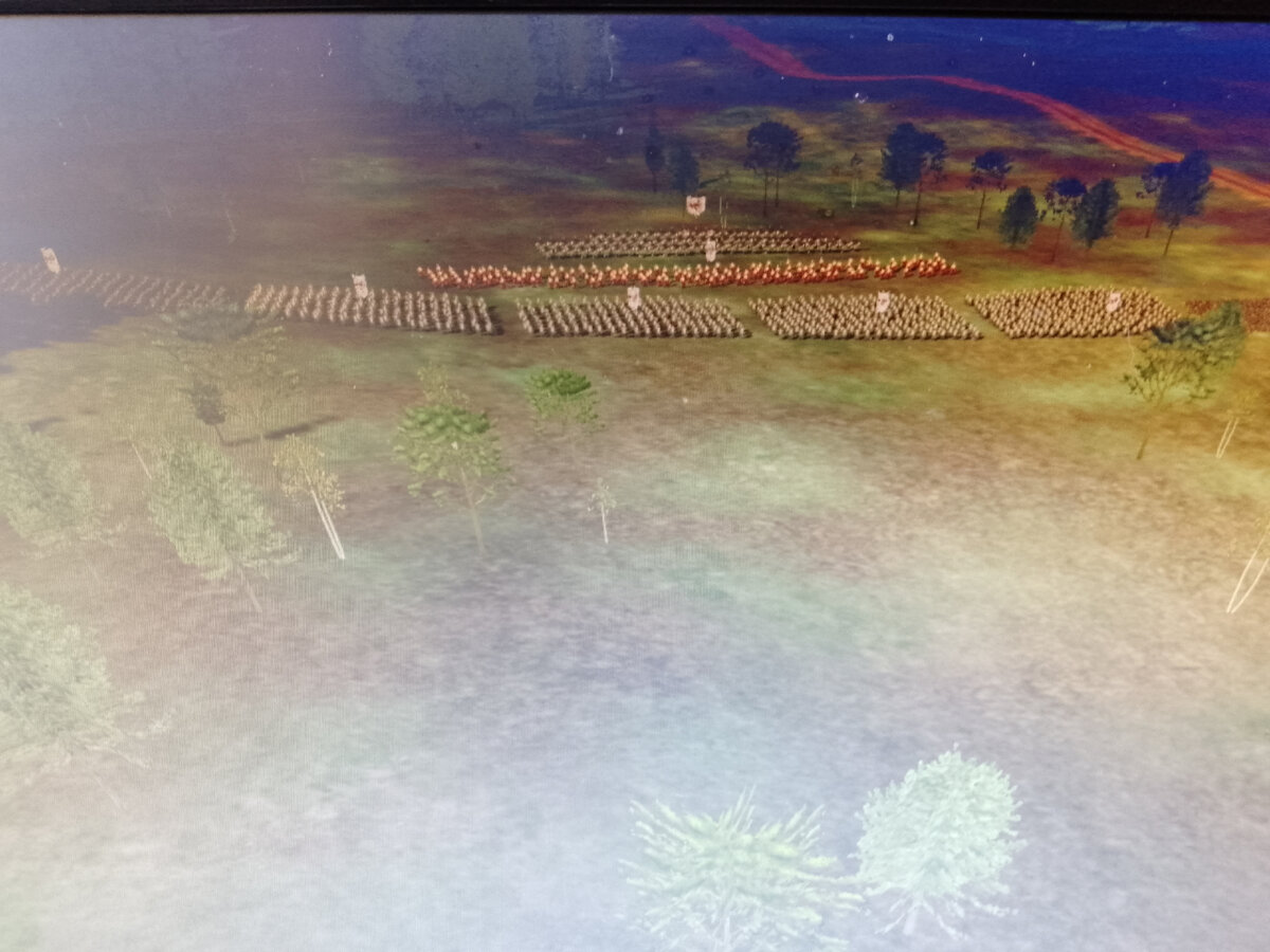 Войско германцев. Битва возле Тревы.