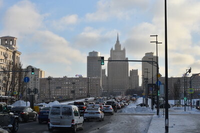    Морозная погода в центре Москвы зимой. ©Александр Манзюк РИАМО