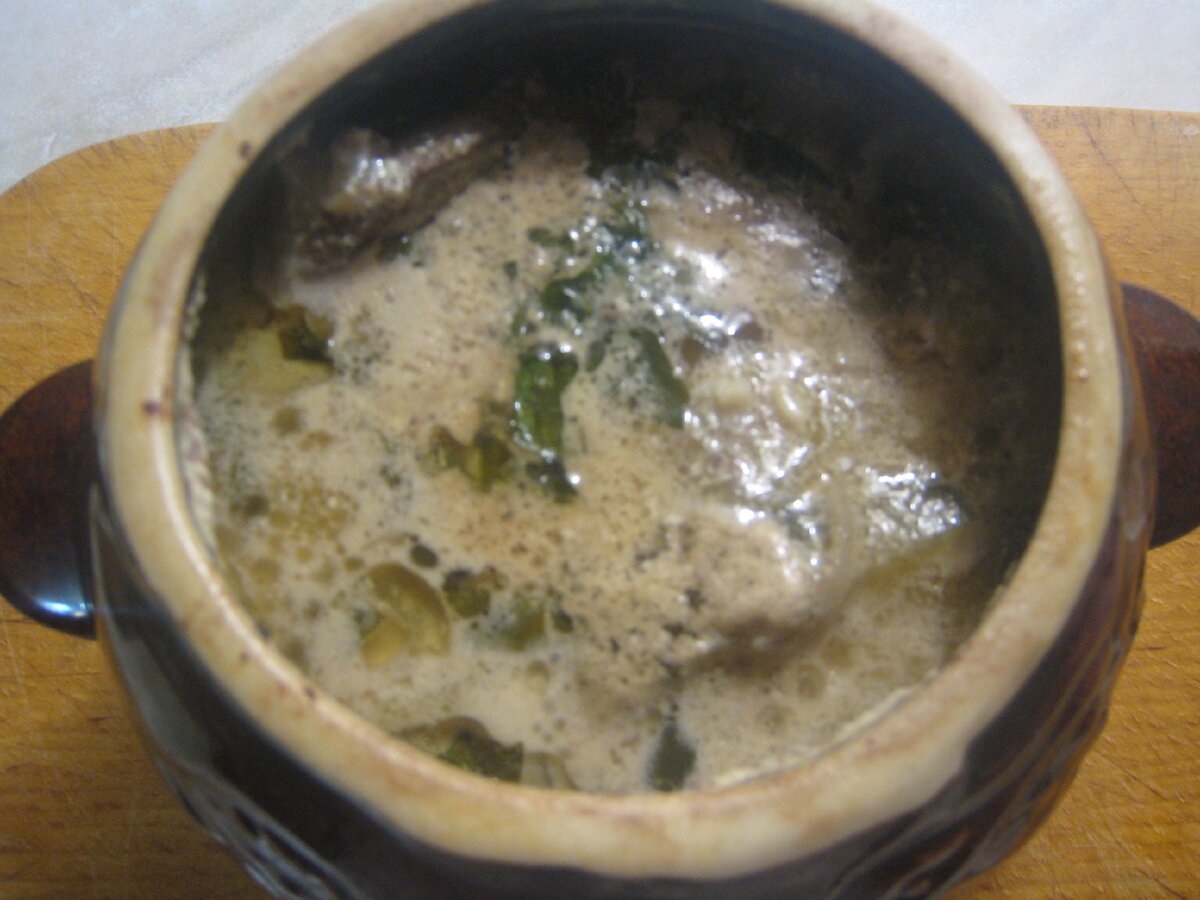 Печень с грибами в сметанном соусе , пошаговый рецепт на ккал, фото, ингредиенты - Едим Дома