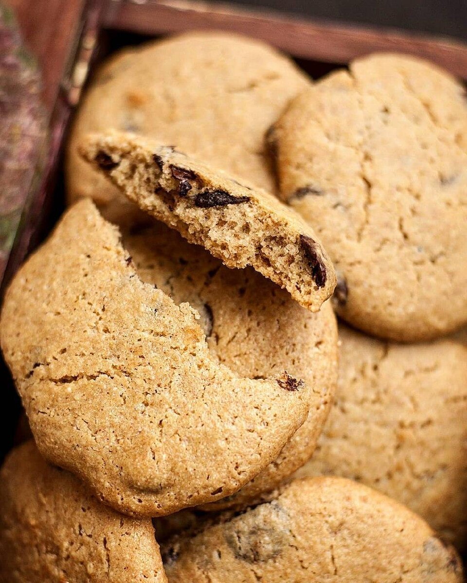 Простой рецепт печенья без глютена, сахара, лактозы, яиц, постный, 100% веган