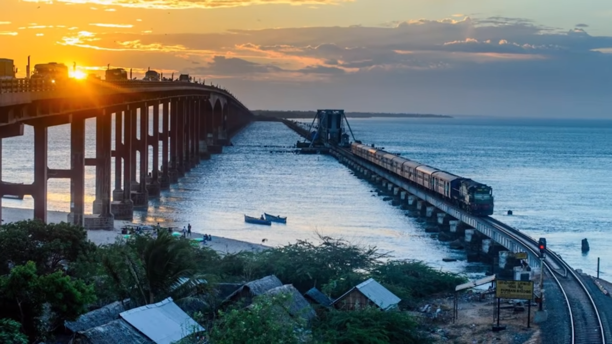 Мост Памбан, Индия