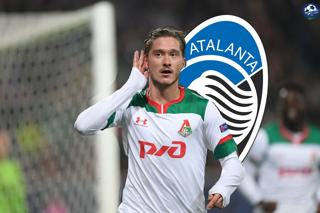 Алексей Миранчук в "Аталанте". Источник: yandex.ru. Проведено изменение фотографии.