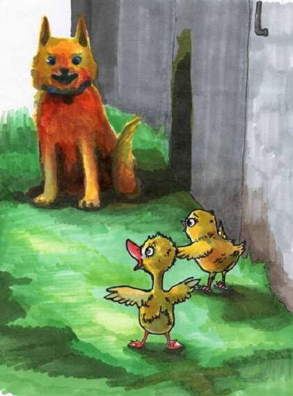 Иллюстрация к сказке художницы Марии Ратьковой.