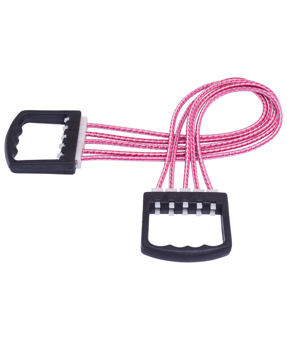 Экспандер с пятью резиновыми тросами олтличный вариант для бицепса. 