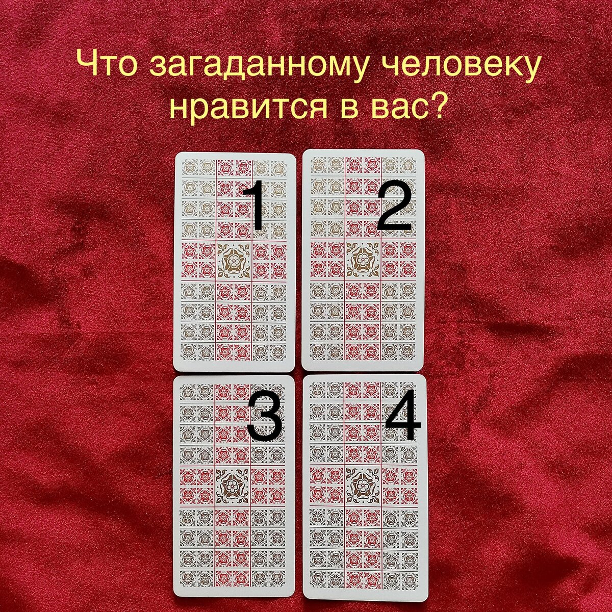 Выберите одну карту 