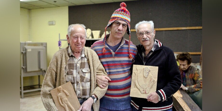 Саша Галицкий с подопечными