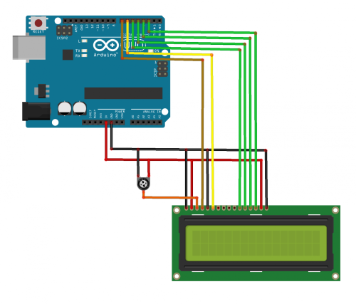 Lcd 1602 подключение к ардуино без i2c