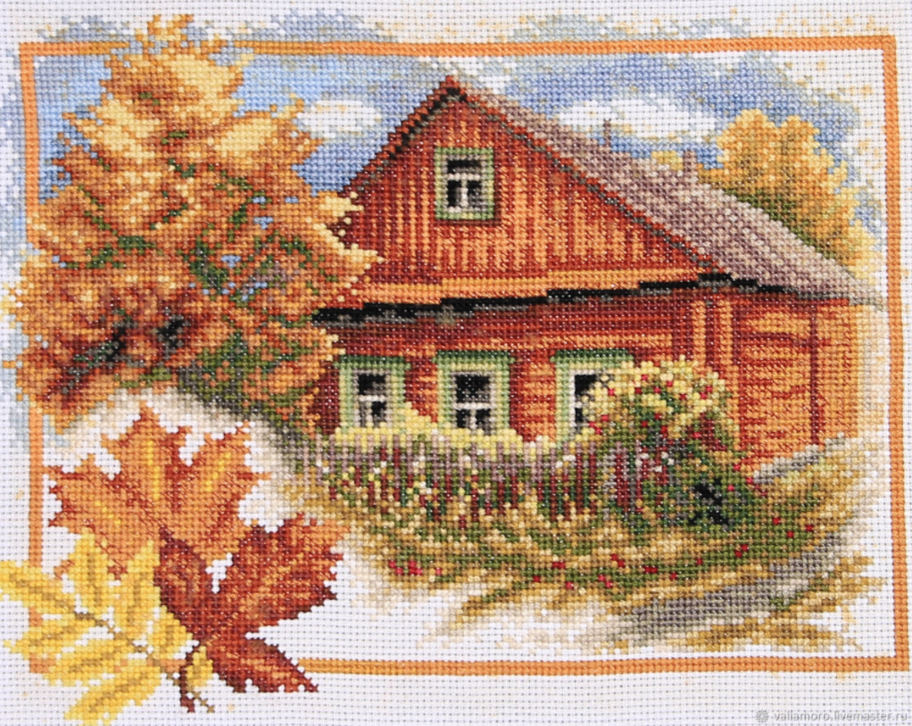 Вышивка для настроения. Картинка, которую очень хочется вышить! Фото с сайта Ярмарка Мастеров