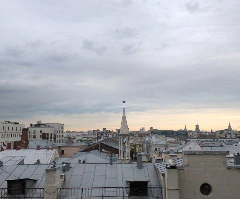 Думаете такой вид на Москву открывается?   Фото автора