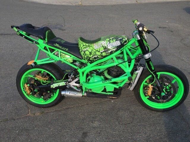 Байк стант райдинг Kawasaki zx636 Ninja