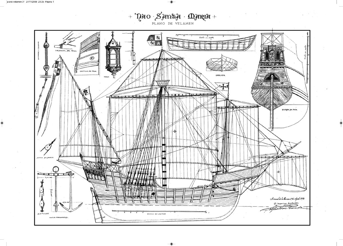 Проект аве мария чертеж корабля RdK Model Ship World ™