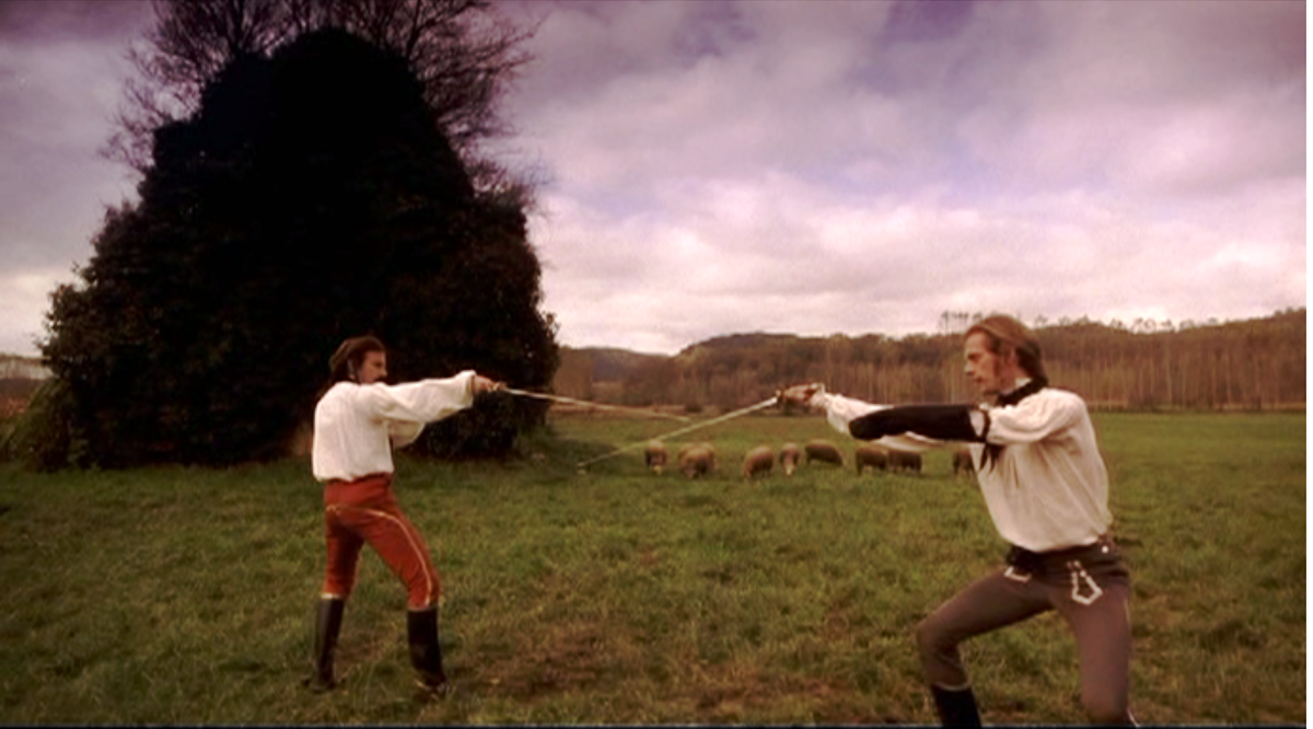 кадр дуэли из фильма "Дуэлянты"