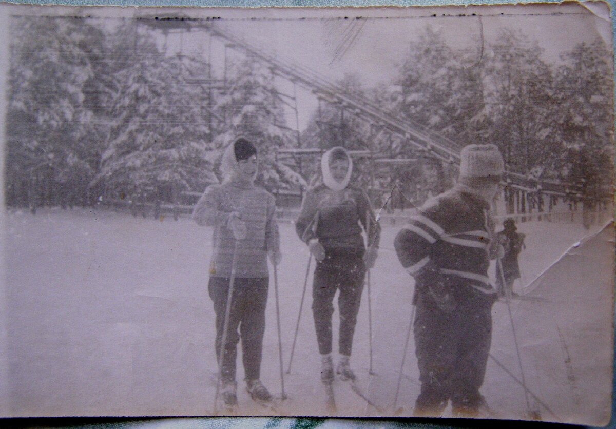 На фото: Первый трамплин. 60-е годы 
