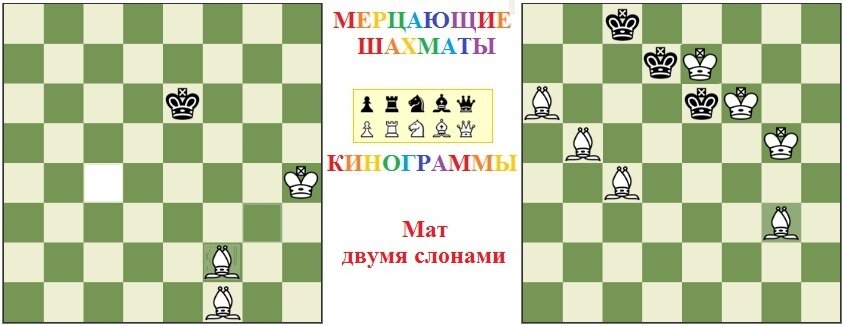 Мат 2 кл. Мат двумя слонами. Мерцающие шахматы. Ратушный мерцающие шахматы. Мерцающие шахматы правила.