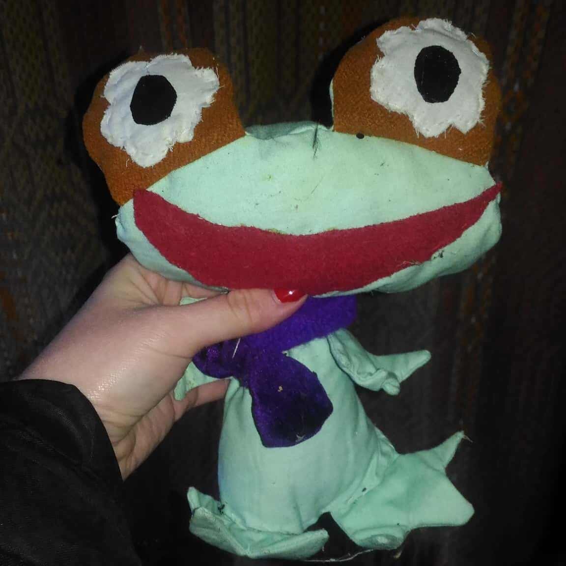 Лягушка сшито руками в 5 классе