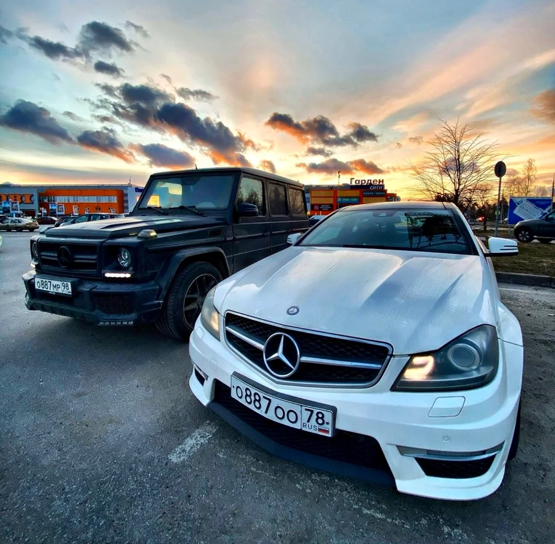 Бандитский Mercedes Benz e63 AMG