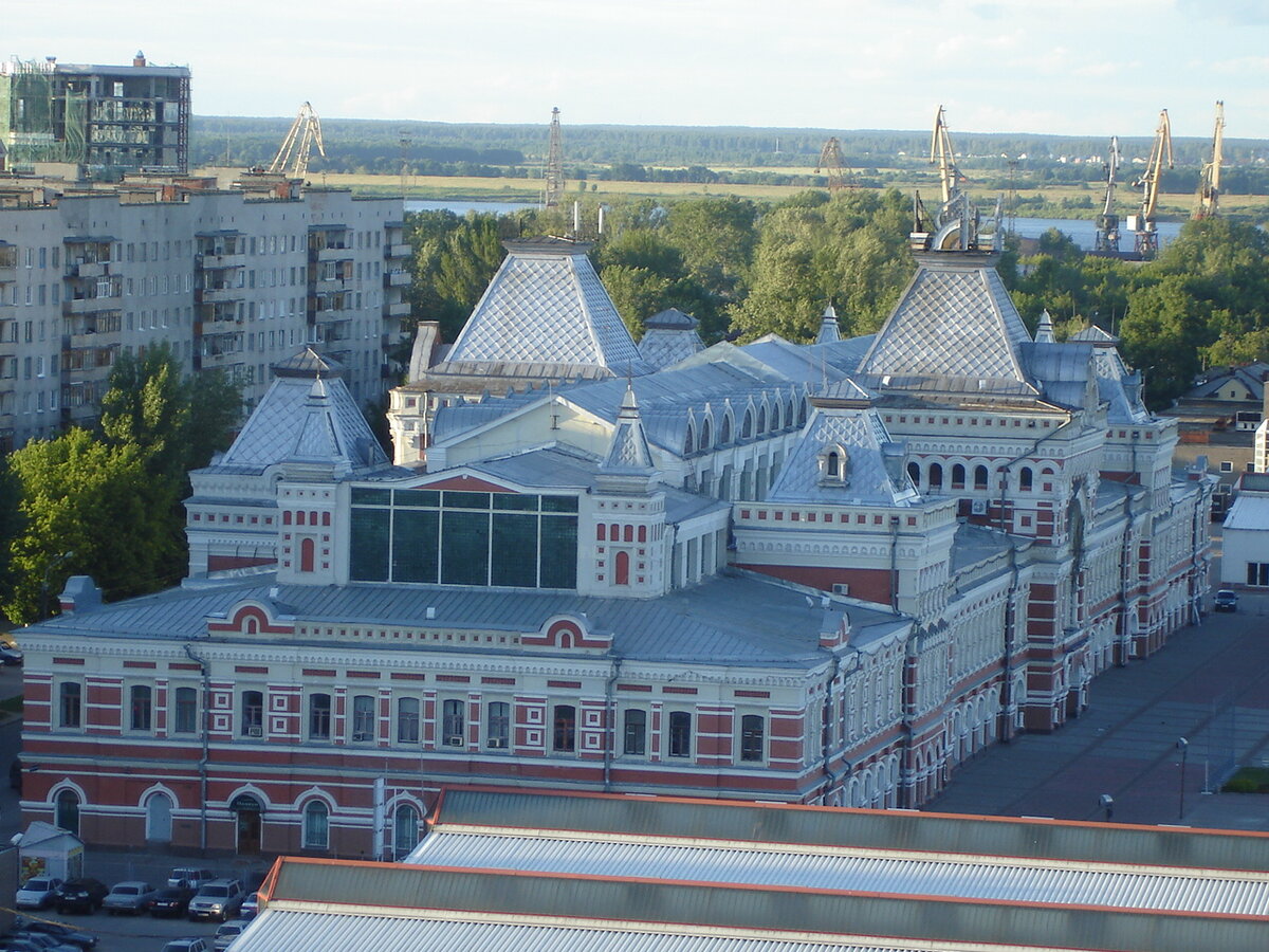 Главный ярмарочный дом, современный вид. Нижний Новгород. Фото автора