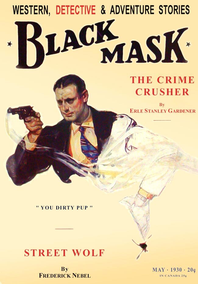 Обложка журнала "Чёрная маска" (1930)