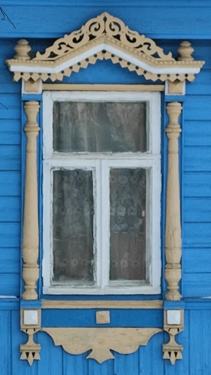 Наличник с Берегиней на кокошнике и лапками уточки, г.Иваново