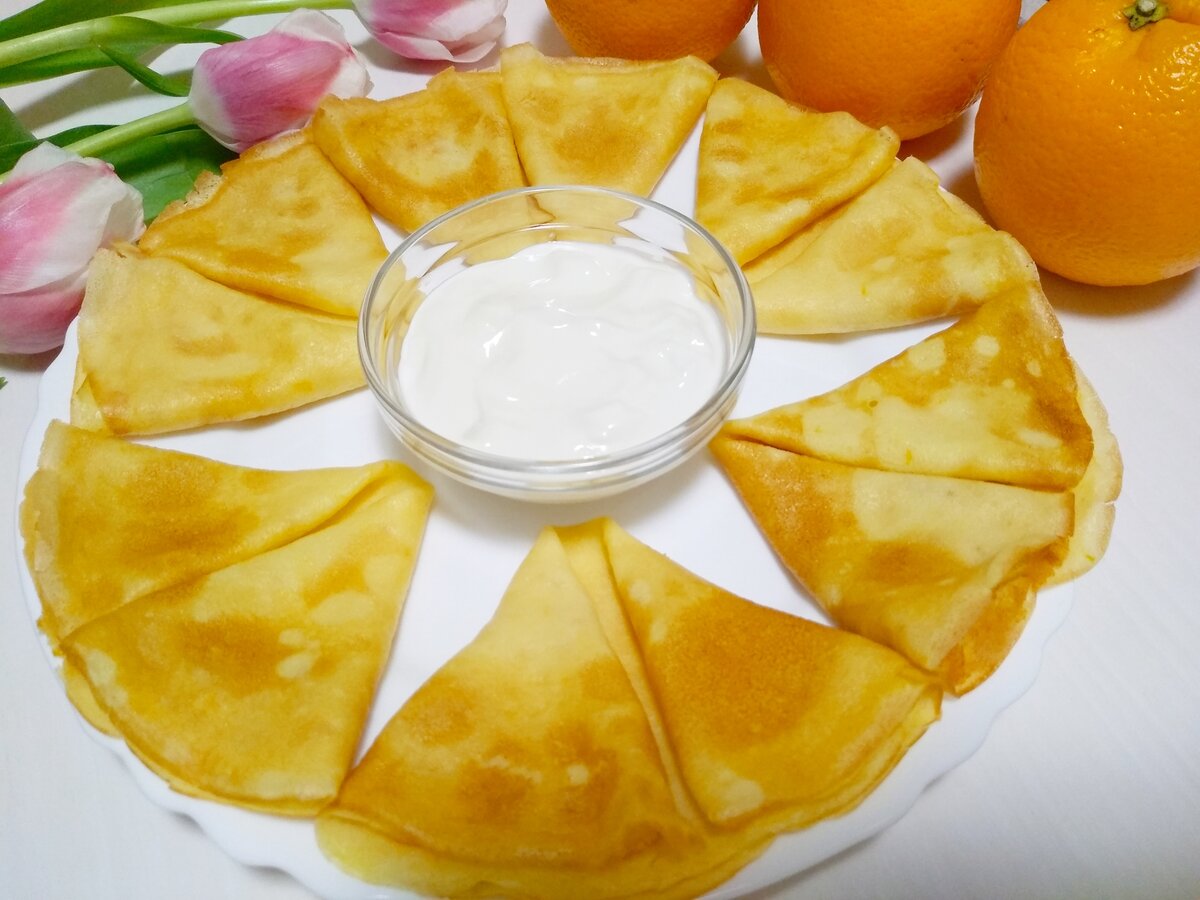Апельсиновые блины