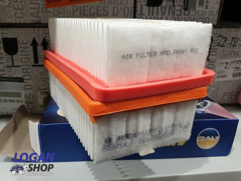 С розовой окантовкой – аналог, с оранжевой – оригинал.